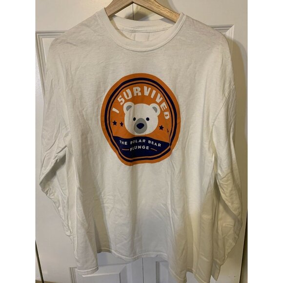 I Survived the Polar Bear Plunge Men’s Sz XL T-Shirt University Texas Arlington - Picture 3 of 7